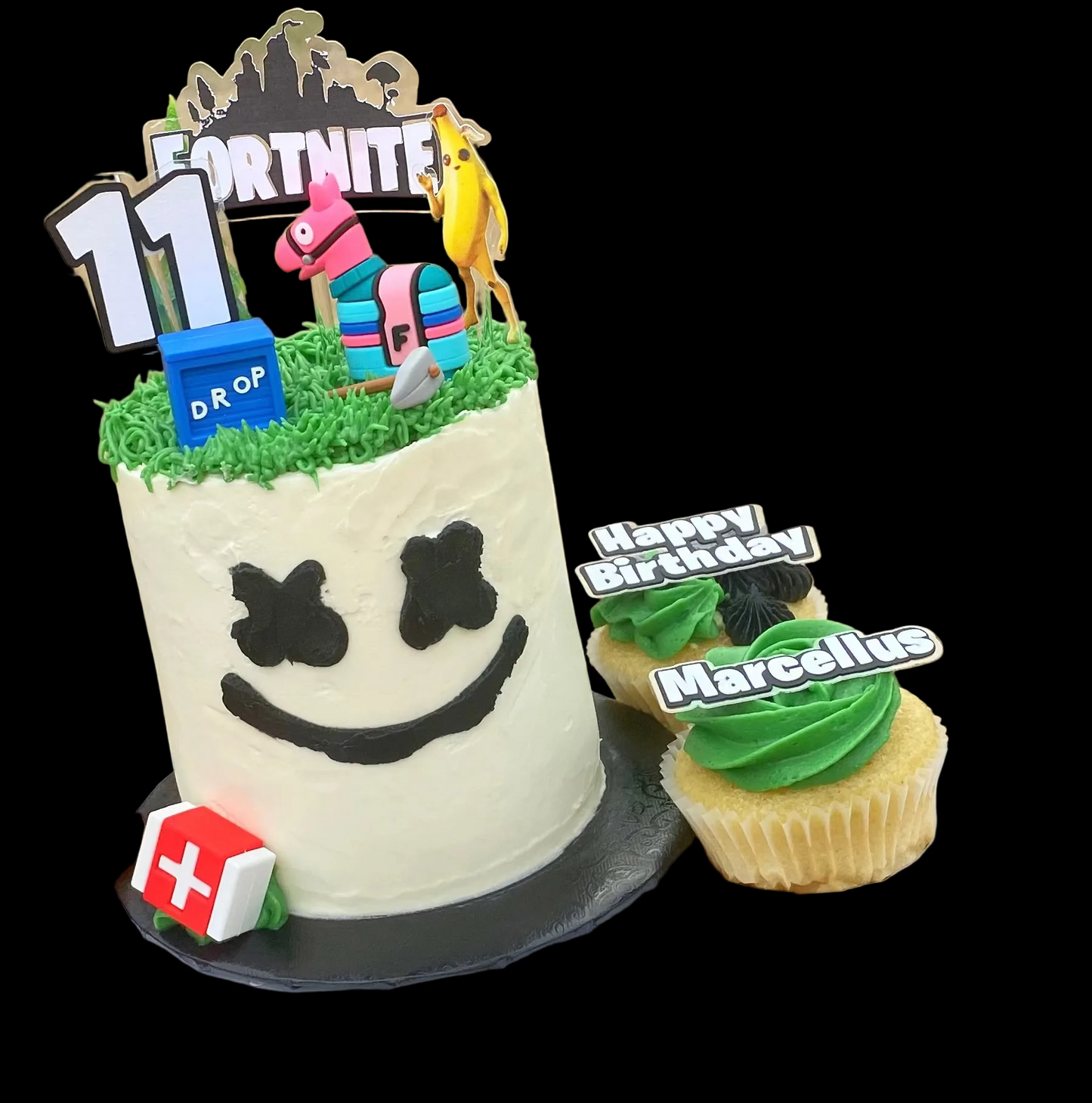 4 inch mini cake & cupcakes