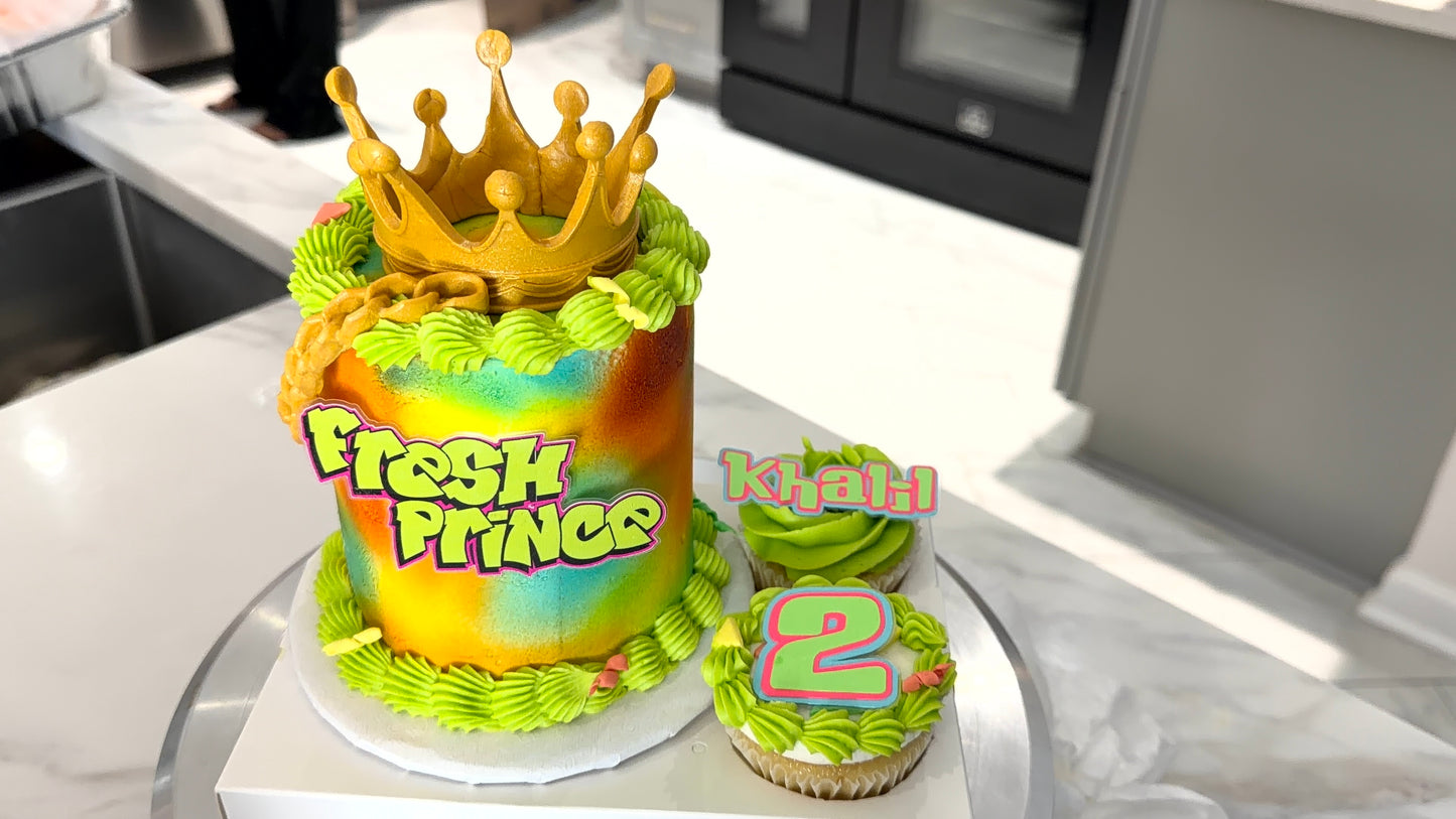4 inch mini cake & cupcakes