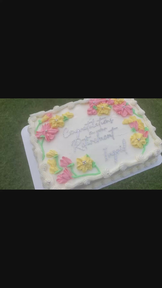 1/4 Sheet Cake